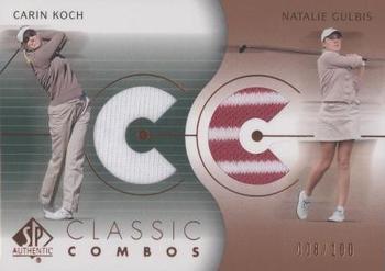 2003 SP Authentic - Classic Combos #CC-CK/NG Carin Koch / Natalie Gulbis Front