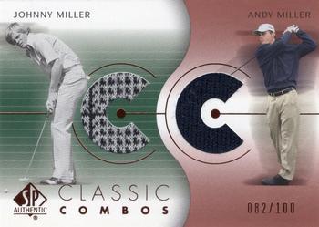 2003 SP Authentic - Classic Combos #CC-JM/AM Johnny Miller / Andy Miller Front
