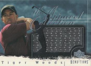 2003 Upper Deck Renditions - The Apparel Collection #AC-TW Tiger Woods Front