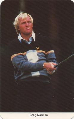 1987 Fax-Pax #NNO Greg Norman Front