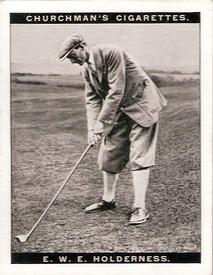 1927 Churchman's Famous Golfers 1st Series (Large) #6 Earnest Holderness Front