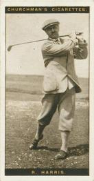 1927 Churchman's Famous Golfers #15 Robert Harris Front