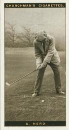 1927 Churchman's Famous Golfers #19 Alexander Herd Front