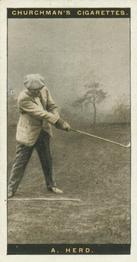 1927 Churchman's Famous Golfers #20 Alexander Herd Front