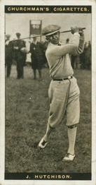 1927 Churchman's Famous Golfers #25 Jock Hutchison Front