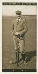 1927 Churchman's Famous Golfers #40 Frederick Tait Front