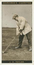 1927 Churchman's Famous Golfers #41 John Taylor Front