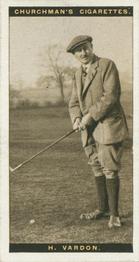 1927 Churchman's Famous Golfers #44 Harry Vardon Front