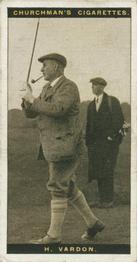 1927 Churchman's Famous Golfers #47 Harry Vardon Front