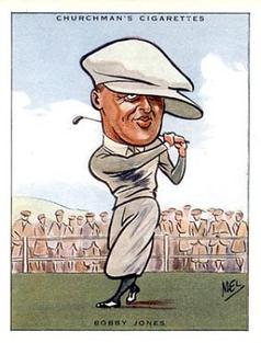 1931 Churchman's Prominent Golfers (Large) #5 Bobby Jones Front