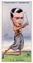 1931 Churchman's Prominent Golfers (Small) #9 Henry Cotton Front