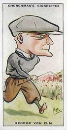 1931 Churchman's Prominent Golfers (Small) #12 George Von Elm Front