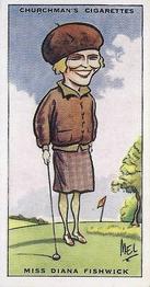 1931 Churchman's Prominent Golfers (Small) #14 Diana Fishwick Front
