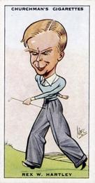 1931 Churchman's Prominent Golfers (Small) #17 Rex Hartley Front