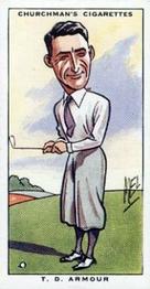 1931 Churchman's Prominent Golfers (Small) #30 Tommy Armour Front