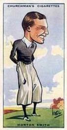 1931 Churchman's Prominent Golfers (Small) #36 Horton Smith Front