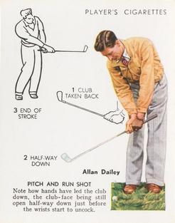 1939 Player's Golf #11 Allan Dailey Front