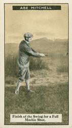 1925 Imperial Tobacco Golf Cards #34 Abe Mitchell Front