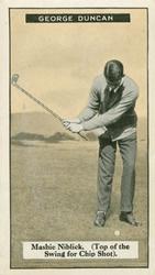 1925 Imperial Tobacco Golf Cards #40 George Duncan Front