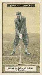 1925 Imperial Tobacco Golf Cards #46 Arthur G. Havers Front