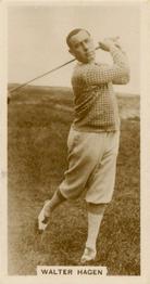 1928 Millhoff Famous Golfers #2 Walter Hagen Front