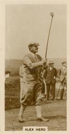 1928 Millhoff Famous Golfers #7 Alex Herd Front
