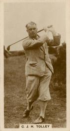 1928 Millhoff Famous Golfers #9 C.J.H. Tolley Front
