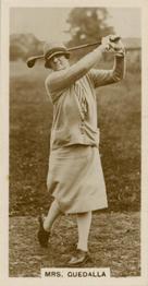 1928 Millhoff Famous Golfers #12 Edith Guedalla Front