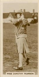 1928 Millhoff Famous Golfers #15 Dorothy Pearson Front