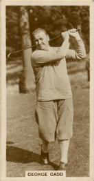 1928 Millhoff Famous Golfers #17 George Gadd Front