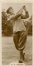 1928 Millhoff Famous Golfers #18 Arthur Havers Front
