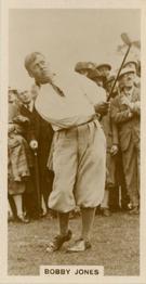 1928 Millhoff Famous Golfers #20 Bobby Jones Front
