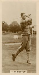 1928 Millhoff Famous Golfers #21 Henry Cotton Front