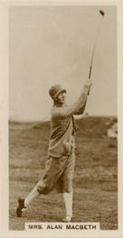 1928 Millhoff Famous Golfers #22 Muriel Dodd Front