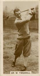 1928 Millhoff Famous Golfers #25 William Tweddell Front