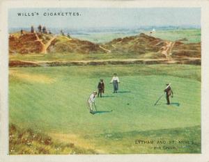 1924 Wills's Cigarettes Golfing #11 Lytham and St. Anne's Front