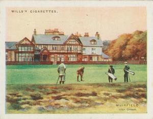 1924 Wills's Cigarettes Golfing #12 Muirfield Front