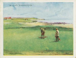 1924 Wills's Cigarettes Golfing #16 Porthcawl Front