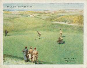 1924 Wills's Cigarettes Golfing #17 Prestwick Front