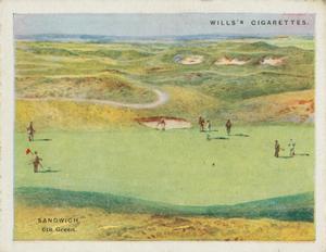 1924 Wills's Cigarettes Golfing #22 Royal St. George's Front