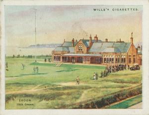 1924 Wills's Cigarettes Golfing #23 Troon Front