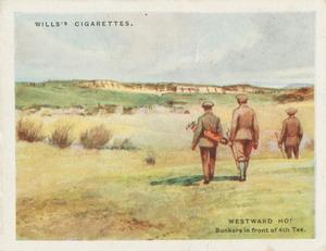 1924 Wills's Cigarettes Golfing #25 Westward Ho Front