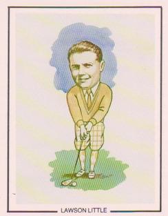 1989 G B Cards & T W Cards Golfing Greats #3 Lawson Little Front