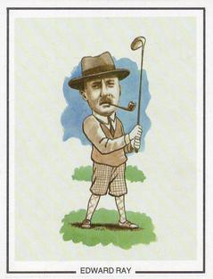 1989 G B Cards & T W Cards Golfing Greats #14 Edward Ray Front