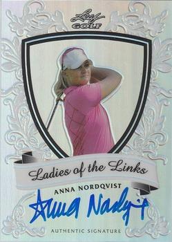 2012 Leaf Metal - Ladies Of The Links #LL-AN1 Anna Nordqvist Front