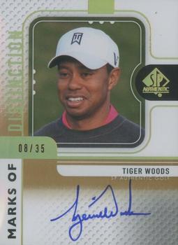 2012 SP Authentic - Marks of Distinction #MD-TW Tiger Woods Front