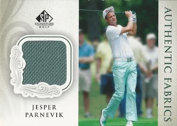 2004 SP Signature - Authentic Fabrics #AF-JP Jesper Parnevik Front
