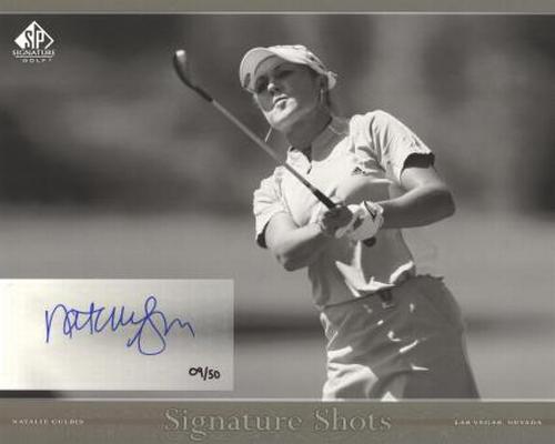 2005 SP Signature Golf - Signature Shots Black & White #BW16 Natalie Gulbis Front