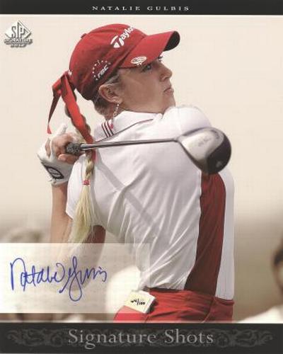 2005 SP Signature Golf - Signature Shots Portrait #SSP13 Natalie Gulbis Front