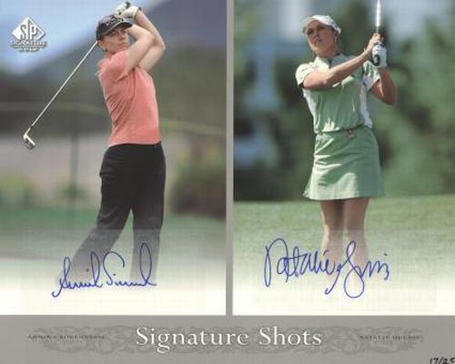 2005 SP Signature Golf - Signature Shots Duals #AS-NG Annika Sorenstam / Natalie Gulbis Front